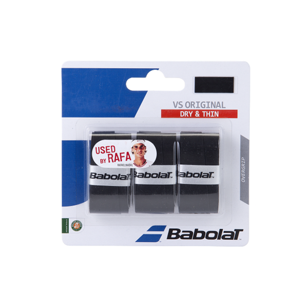 Babolat VS Original Overgrip 3 Pack - Black