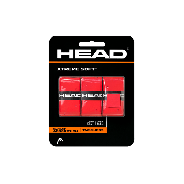 Head Xtreme Soft Surgrip (3 pack) - Rouge