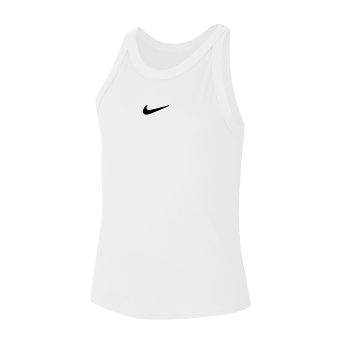 Débardeur Nike Court Dri-Fit Tennis (Fille) - Blanc/Noir