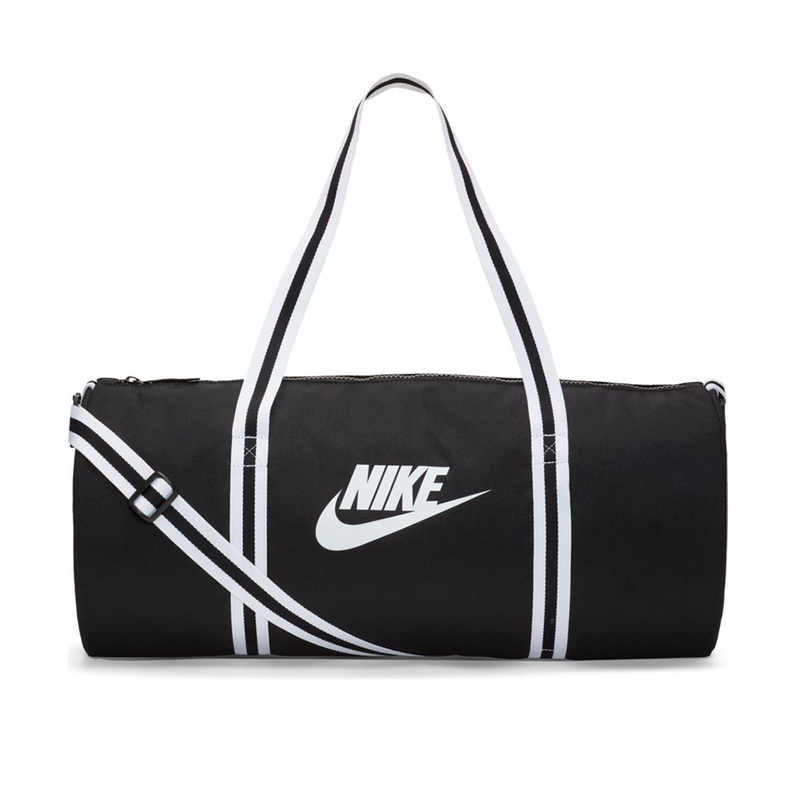 Nike Heritage Duffel Bag - Black/White