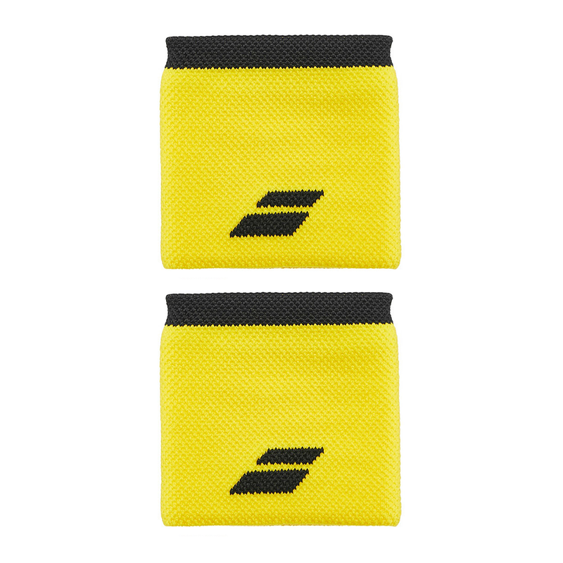 Babolat Logo Wristband - Yellow/Black