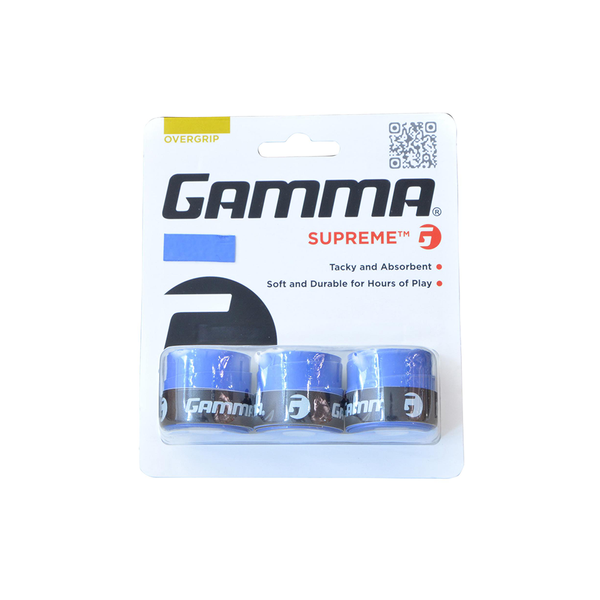 Gamma Supreme Overgrips (paquet de 3) - Bleu