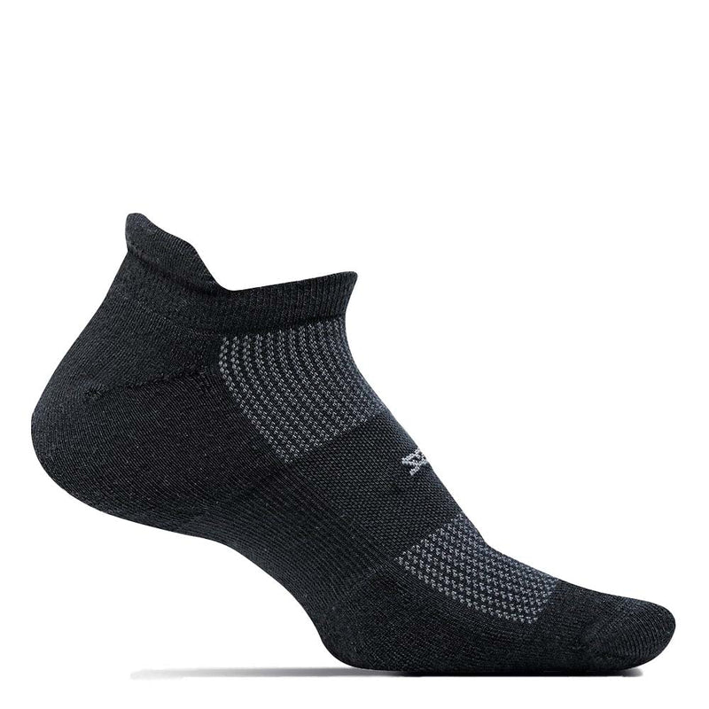 Feetures High Performance Cushion No Show Tab (Unisex) - Black