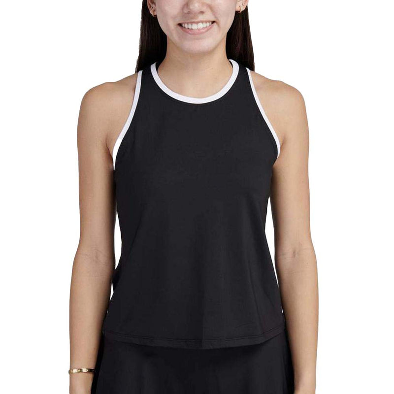 Ace Sienna High Neck Tank (Women's) - Black/White