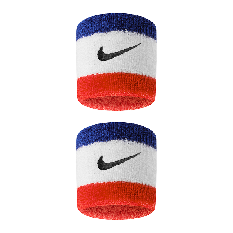 Nike Swoosh Wristbands - Habanero Red/Black