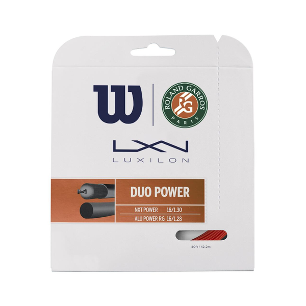 Wilson Luxilon Duo Power Roland Garros Pack - Bronze/Naturel