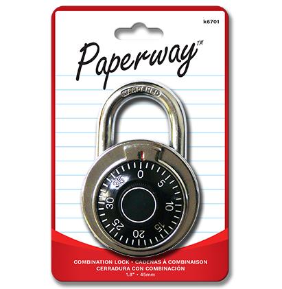 Paperway Combination Lock