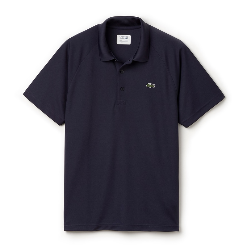 Lacoste Sport Breathable Anti-UV Piqué Tennis Polo (Men's) - Navy Blue