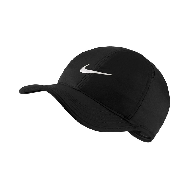 Nike Sportswear AeroBill Featherlight Tennis Cap (Unisex) - Black/White