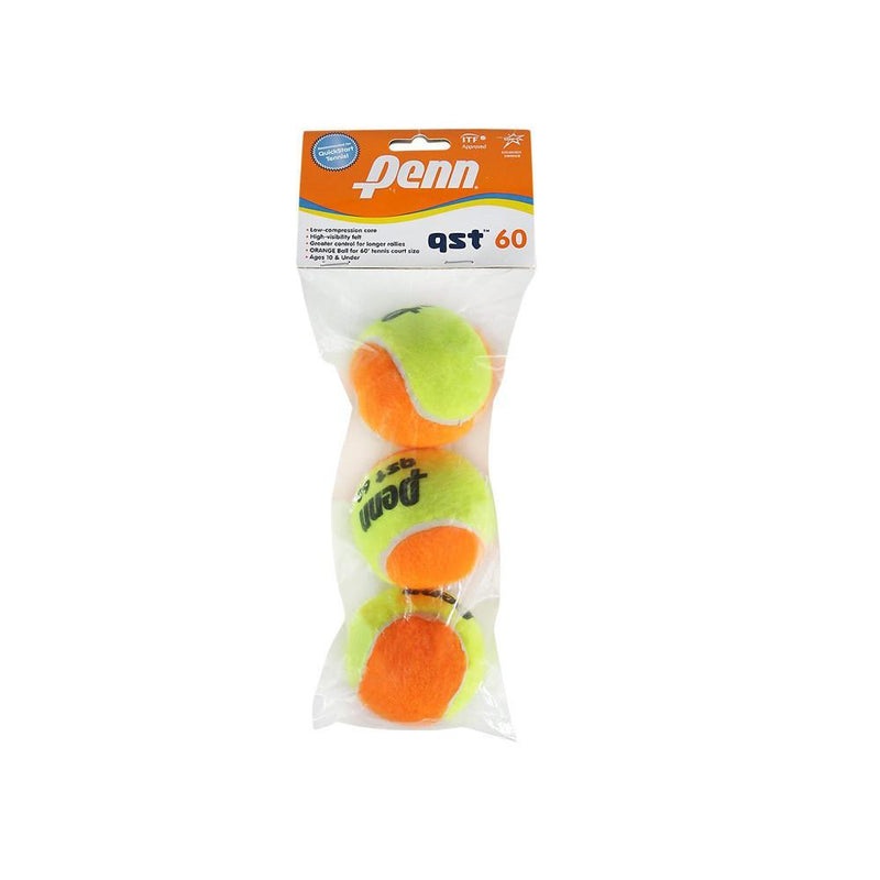 Penn QST 60 - Individual Pack (3 Balls)-Tennis Balls- Canada Online Tennis Store Shop