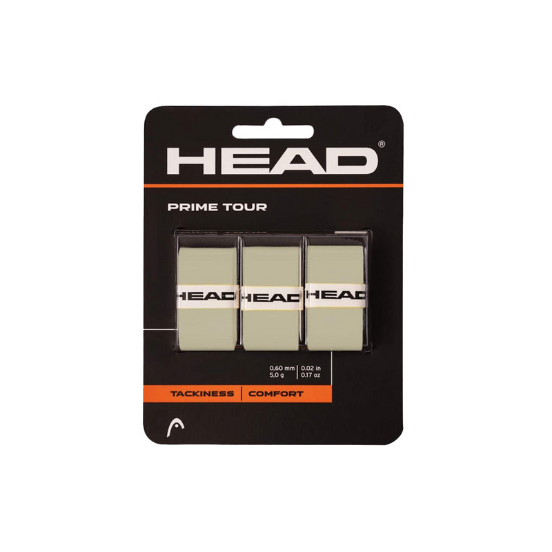 Head Prime Tour Overgrip (3 pack) - Grey