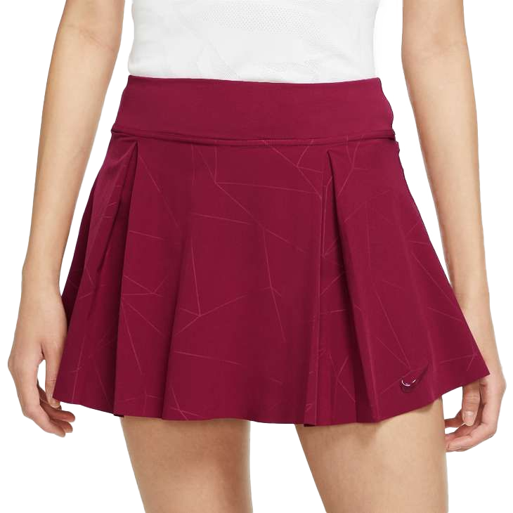 Nike Club Tennis Skirt (Women's) - Pomegrenate/Pomegrenate