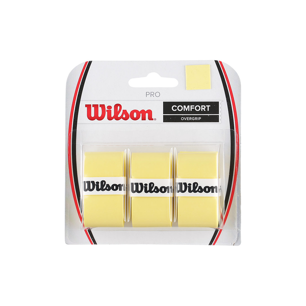 Wilson Pro Overgrip Paquet 3 - Jaune