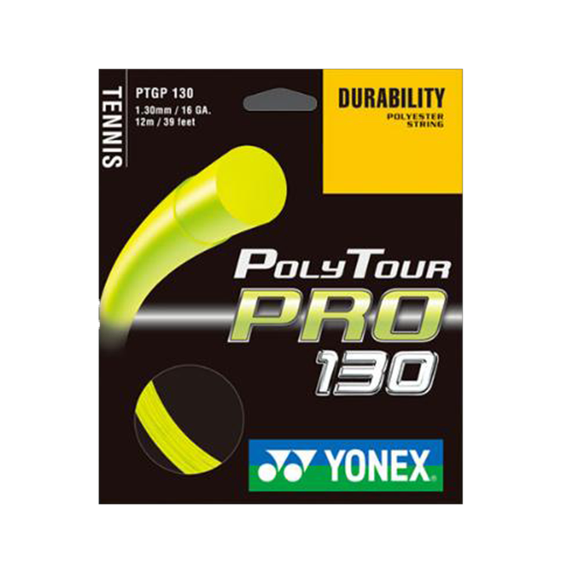 Yonex Poly Tour Pro 130 16 Pack - Yellow-Tennis Strings- Canada Online Tennis Store Shop