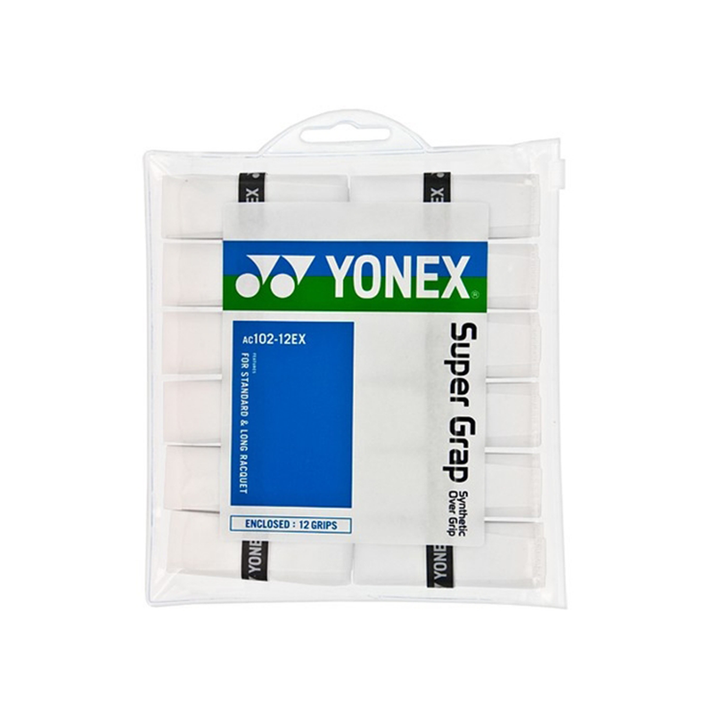 Yonex Super Grap Overgrips (12-Pack) - White